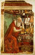 Saint Jerome in his Study  dd, Domenico Ghirlandaio